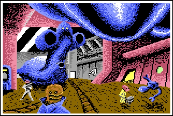 BAT - Commodore 64 game screenshot (1990) by Ubi Soft